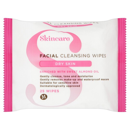 Nutmeg Dry Skin Facial Wipes 