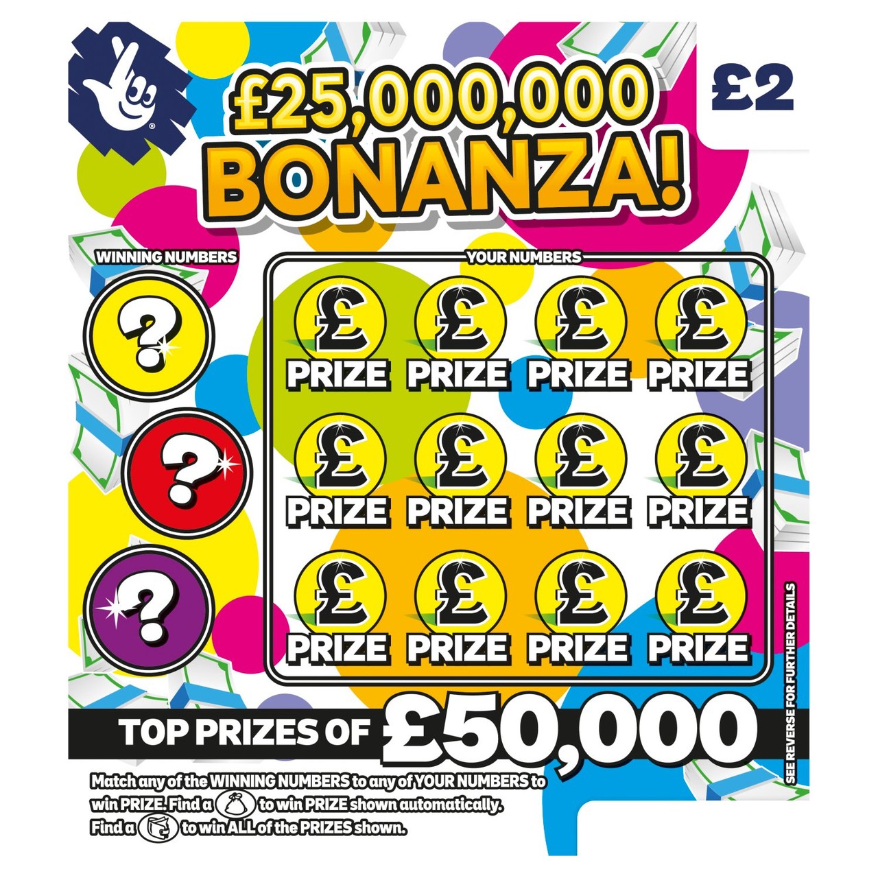 (SC) £25m Bonanza Scratch Card