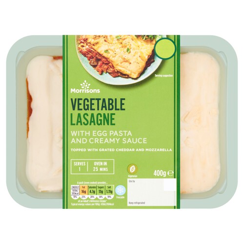 Morrisons Italian Vegetable Lasagne