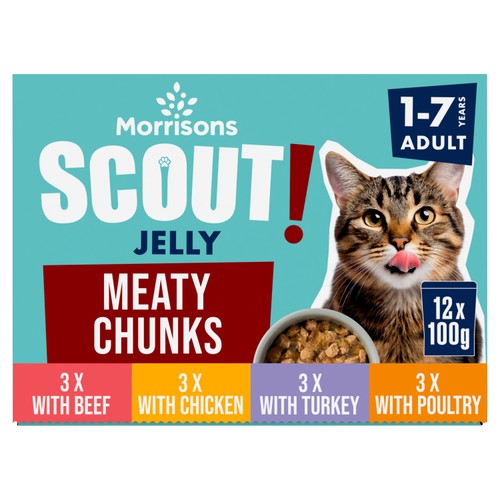 Morrisons Complete Cat Food Meat Selection In Jelly Pouches