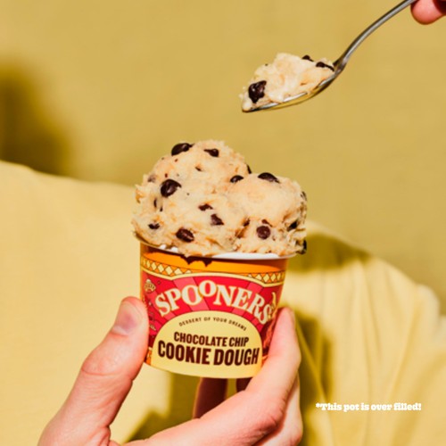 Spooners Ready To Eat Choc Chip Cookie Dough 2x75g