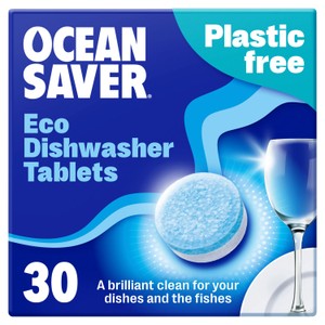 OceanSaver Plastic Free 30 Eco Dishwasher Tablets