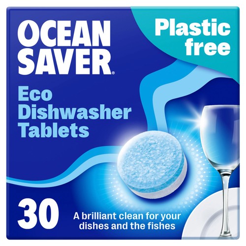 Oceansaver Plastic Free 30 Eco Dishwasher Tablets 420G