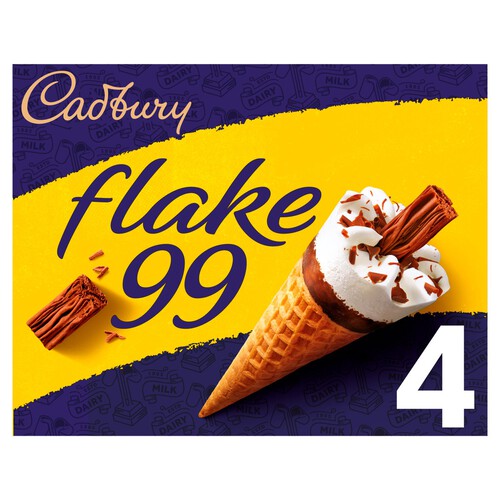 Cadbury Flake 99 Ice Cream Cones