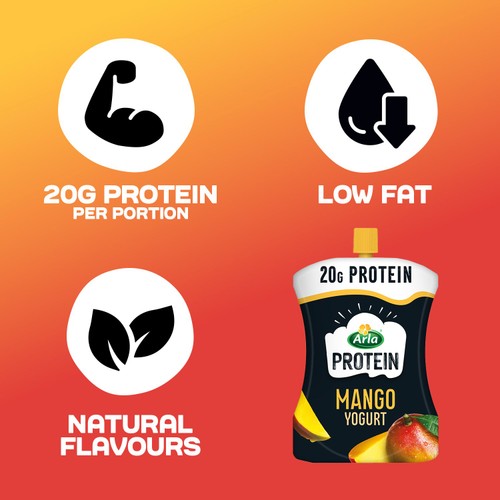 Arla Protein Mango Yogurt Pouch 200g