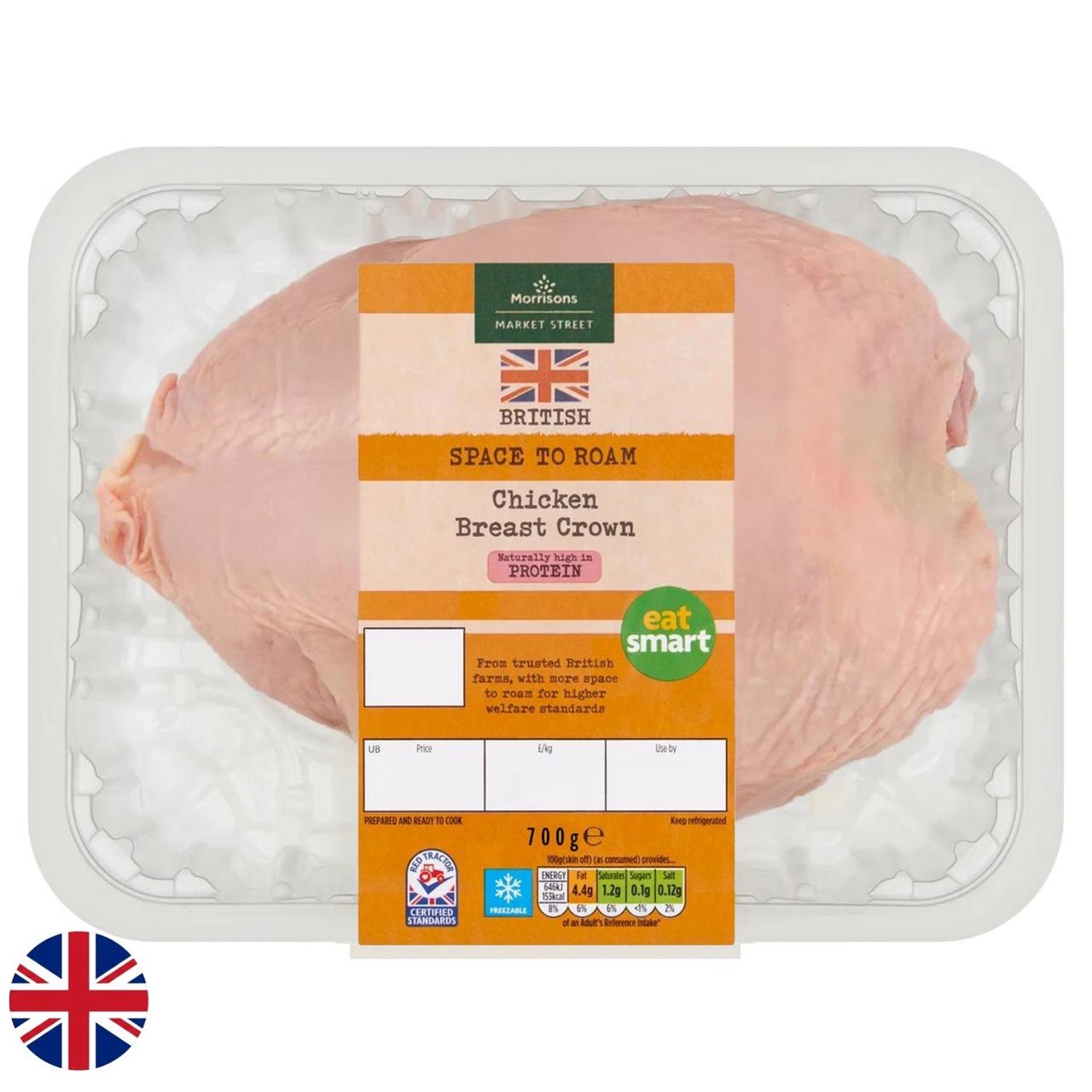 Morrisons British Chicken Breast Crown 700g