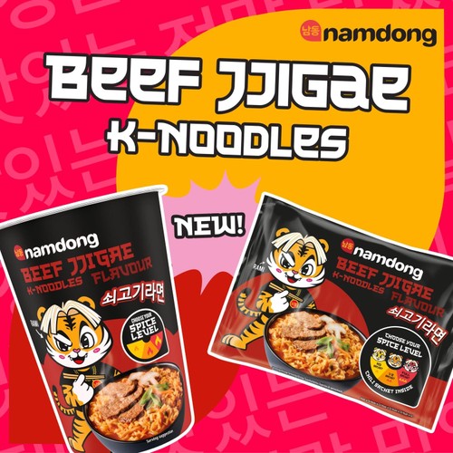 Namdong Beef Jiggae Instant Noodle Pot 84g