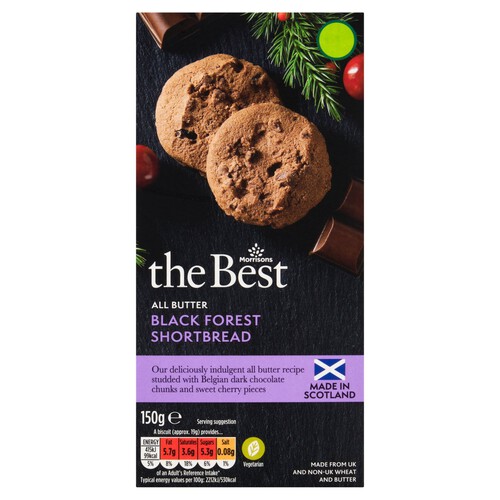 Morrisons The Best Black Forest Shortbread Rounds