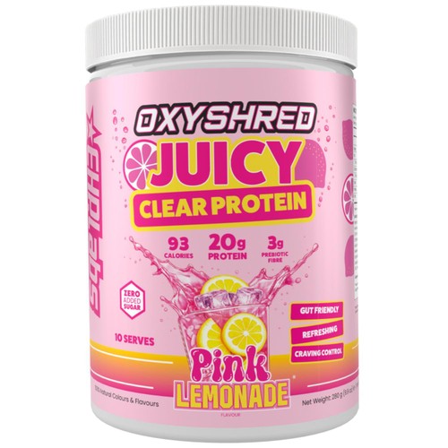 Oxyshred Juicy Clear Protein Pink Lemonade 280g
