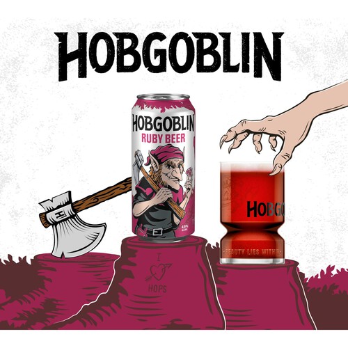 Hobgoblin Ruby Ale Beer Cans