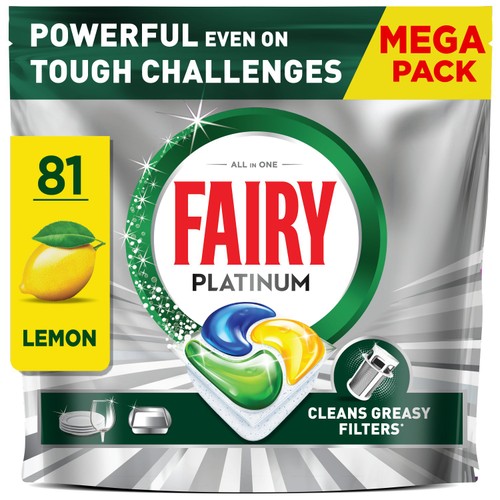 Fairy Platinum Dishwasher Tablets Lemon