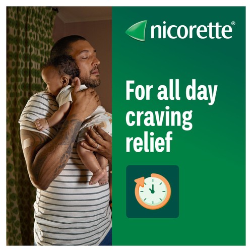 Nicorette Invisi 25mg Patch (Stop Smoking Aid)
