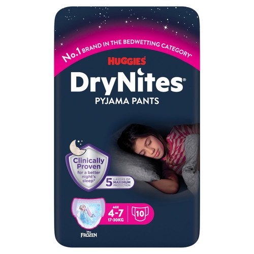 Huggies Drynites Pyjama Pants Disney Fairies 4-7Yr 