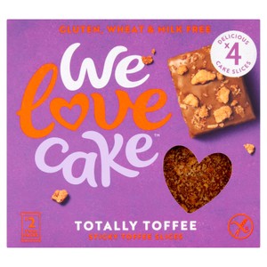 We Love Cake 4 Cinnamon Swirl Cake Slices 120g