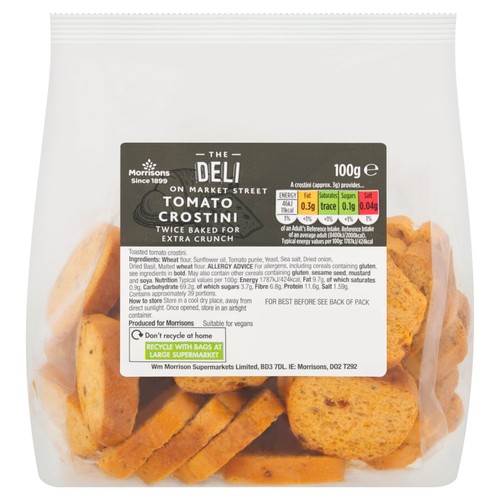 Morrisons deli tomato crostini