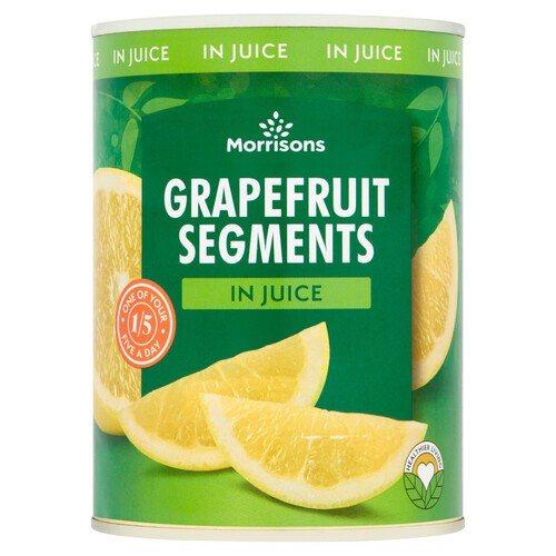 Morrisons Grapefruit Segments in Juice, Drained Weight (540g)