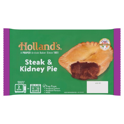 Holland's Steak & Kidney Pie