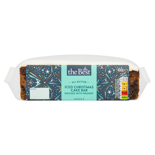 Morrisons The Best Iced Christmas Cake Bar