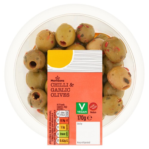 Morrisons Chilli & Garlic Olives