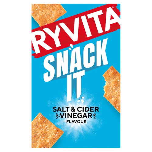 Ryvita Snack It Thins Sea Salt and Cider Vinegar Flatbread Snacks