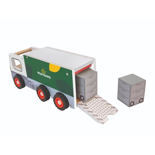 Ollie & Grace Morrisons Lorry