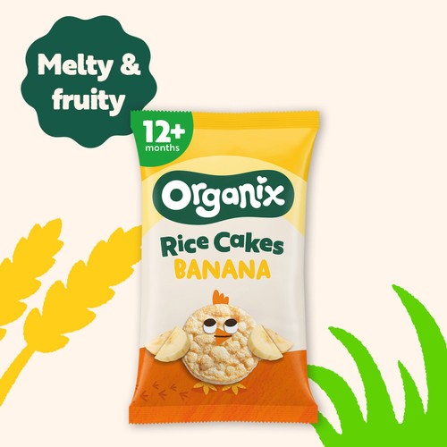 Organix Banana Rice Cake Clouds 40G