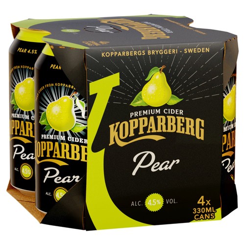 Kopparberg Pear Cider 4x330ml