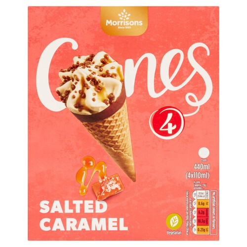 Morrisons  Salted Caramel Ice Cream Cones