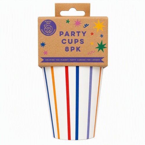 Mad Party Generic Cups 8 Pieces