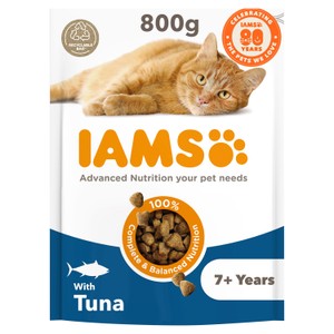 Iams For Vitality Adult Cat 7 Years With Tuna