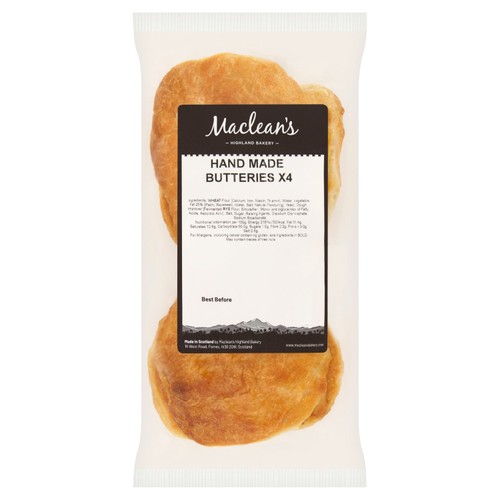 Maclean's Highland Bakery Handmade Butteries 4 Pack