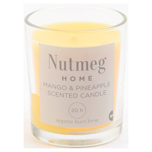 Nutmeg Home Waxfill Glass Mango & Pineapple