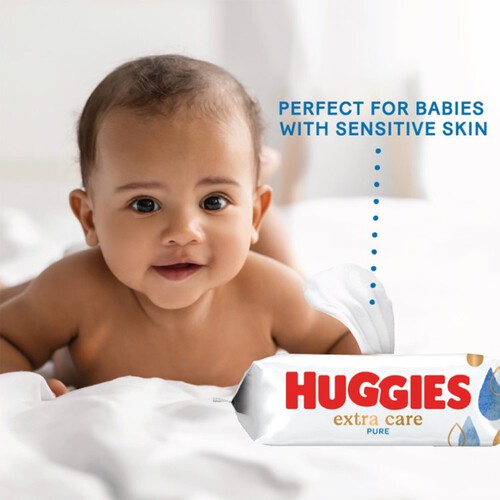 Huggies Pure Extra Care Baby Wipes