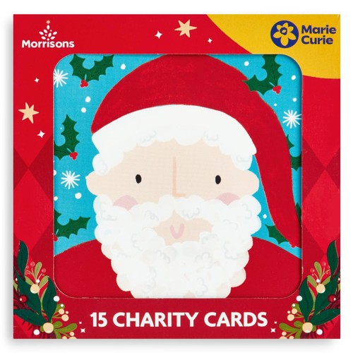 Morrisons Kids Charity Festive Faces Cards 15 Pack