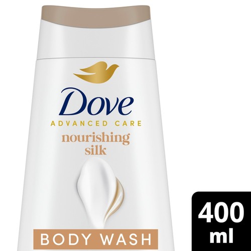 Dove Nourishing Silk Advanced Care Body Wash Shower Gel  400ml