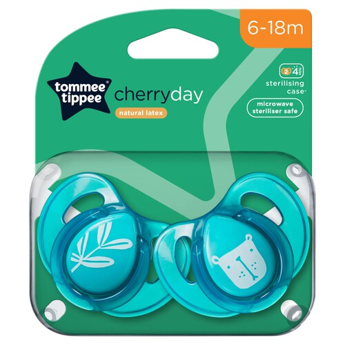  Tommee Tippee Decorated Cherry Soothers 6-18M