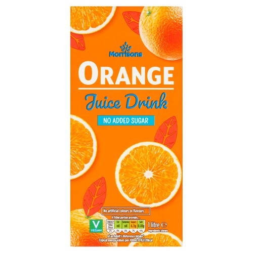 Morrisons No Added Sugar Orange Juice Drink