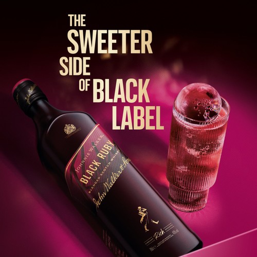Johnnie Walker Black Ruby Blended Scotch Whisky 40% Vol 70cl