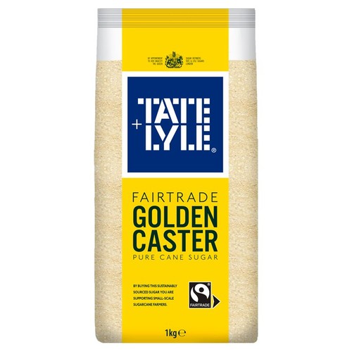 Tate & Lyle Fairtrade Golden Caster Pure Cane Sugar