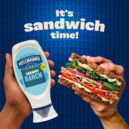 Hellmann'S Creamy Ranch Mayonnaise 430ml