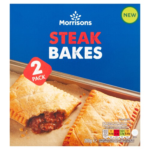 Morrisons 2 Steak Bakes