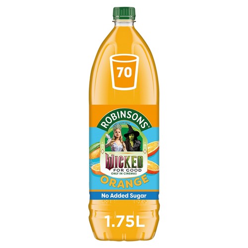 Robinsons Double Strength Orange No Added Sugar Squash 1.75L