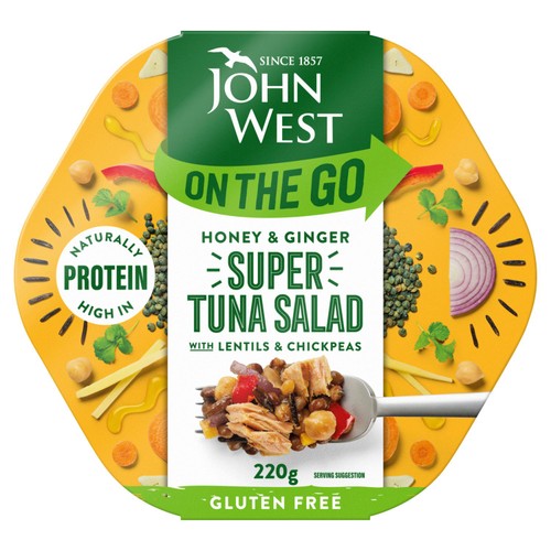John West honey ginger super tuna salad gluten free