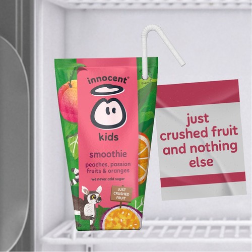 Innocent Kids Smoothies Peaches, Passion Fruits & Oranges