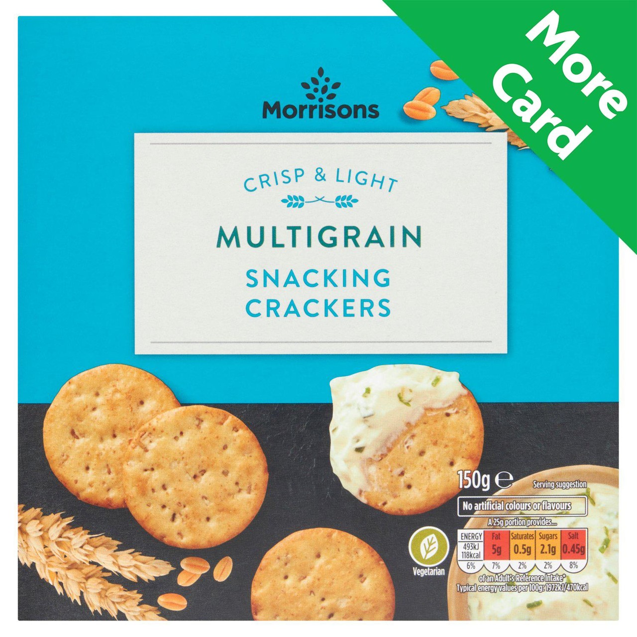 Morrisons Multigrain Snacking Crackers 150g