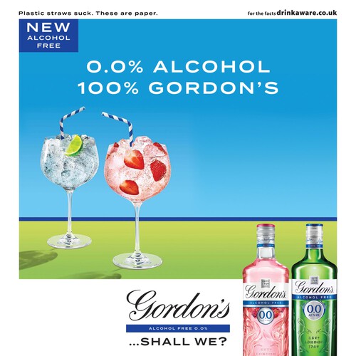 Gordon's Premium Pink Alcohol Free Spirit 0% vol 