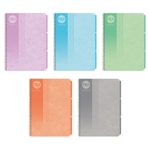 Nuco Branded pastels a4 project notebook