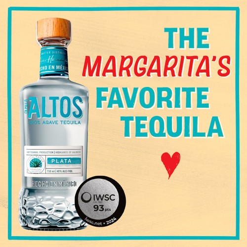 Olmeca Altos 100% Agave Plata Tequila 70cl