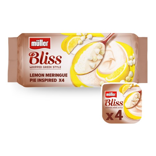 Muller Bliss Whipped Lemon Meringue Pie 4x100g