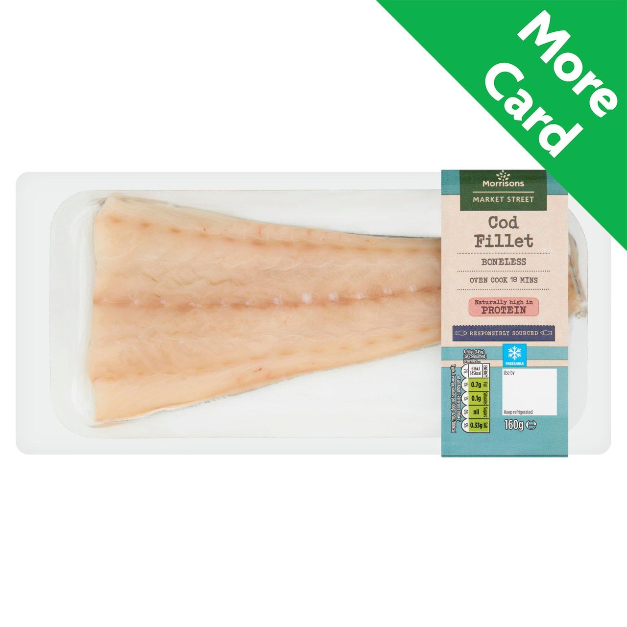 Market Street Cod Fillet 160g